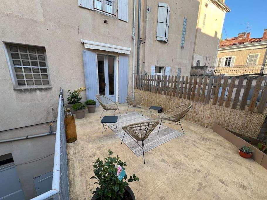 Coeur De Ville, Garage Prive Et Gratuit Avec Terrasse ! كاهورْ المظهر الخارجي الصورة